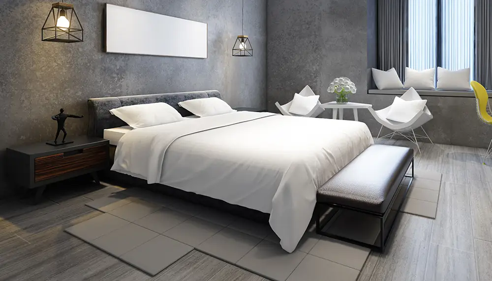 2024 Plush Silver Manhattan Bed Frame