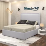 Alexis Luxuries Upholstered Bed Frame With Optional Ottoman Storage-Colour-Variation