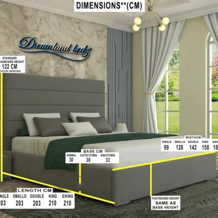 NEW 2024 Florida Bed Frame-Dimension