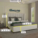 The Britannia Wingback Dreams Bed - Image 2