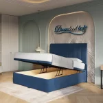 Barcelona Ottoman Divan Bed Logo Place Right View