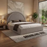 Best Could Curved Teddy Boucle Bed Uk