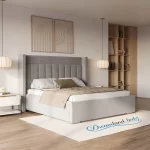 Brooklyn Wingback Bed Frame Left Side View