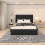 Brooklyn Wingback Bed Frame with Lines - Image 11