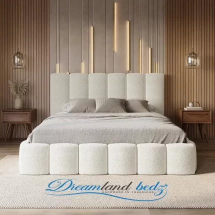 Cheshir Teddy Boucle Cream Bed