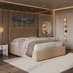 Regal Bed Frame With Optional Ottoman Storage Left View