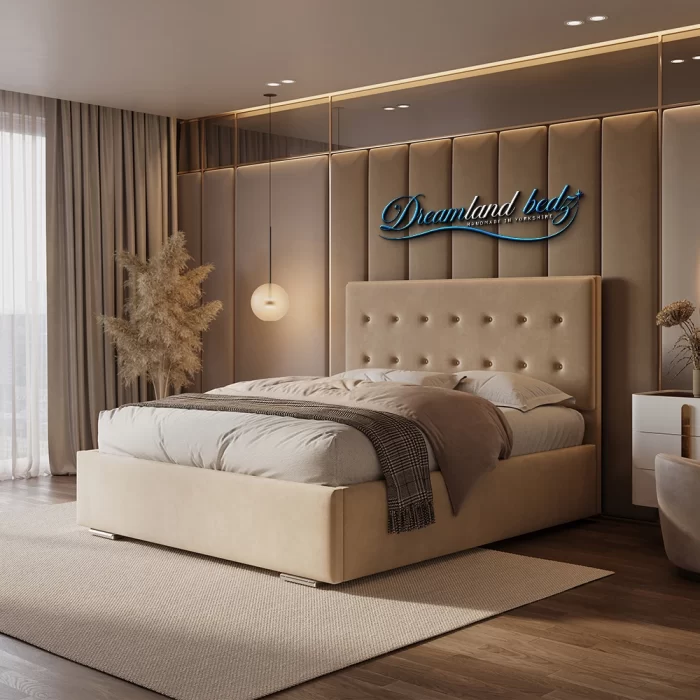 Regal Bed Frame With Optional Ottoman Storage Right View