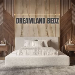 Marshmallow Cloud Teddy Cream Boucle Bed