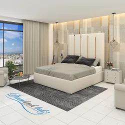 The Golden Zurich Luxury Bed with { Optional Ottoman Storage }